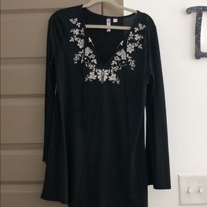 Bell sleeve dress